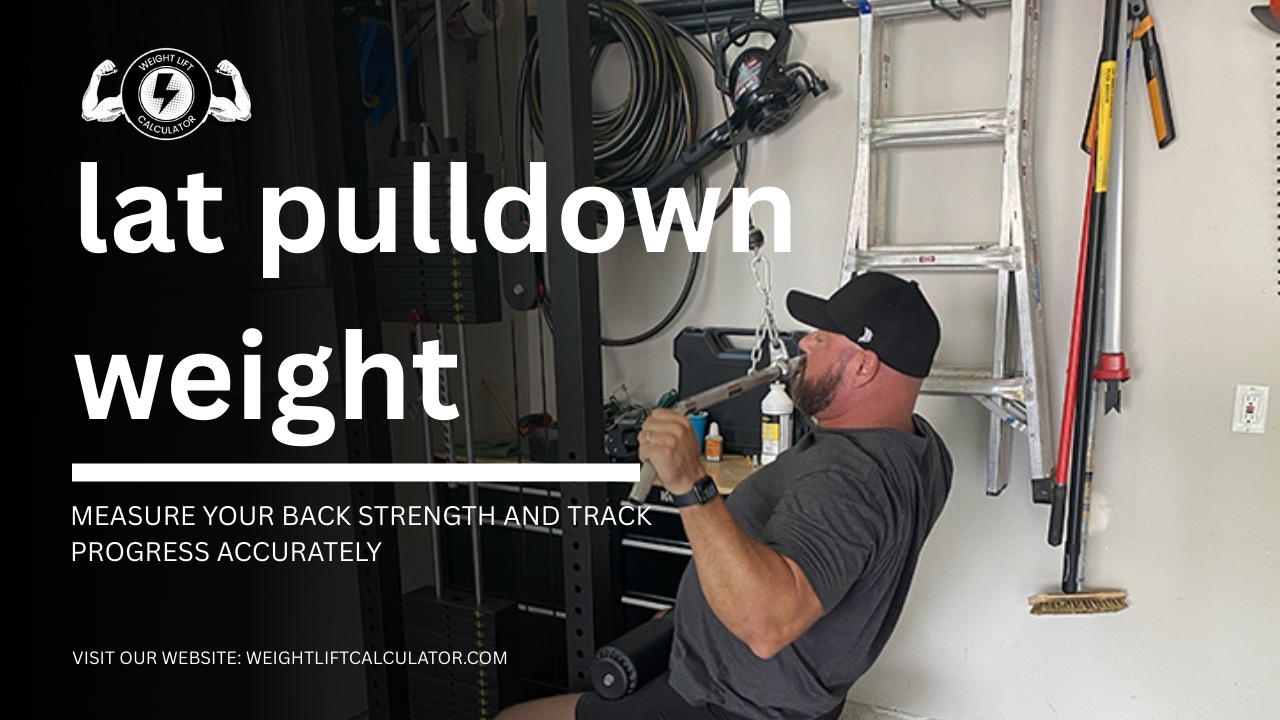 Lat Pulldown Weight: Measure Your Back Strength and Track Progress Accurately
