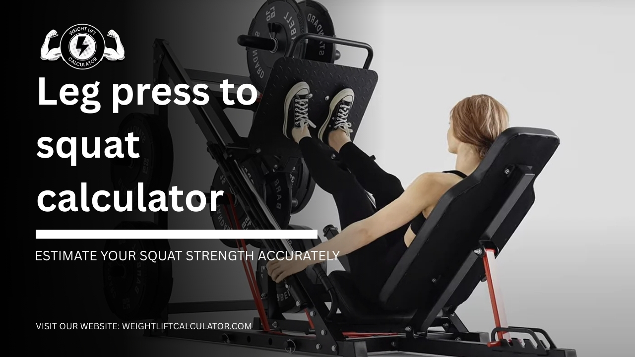 Leg Press to Squat Calculator Sled Weight & Strength Level